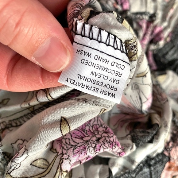 JAASE Wide Leg Floral Jumpsuit with Tassel Tie Waist - Picture 15 of 16